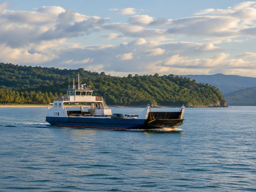 Ferry navegando en el Golfo de Nicoya (fotografía ilustrativa)
